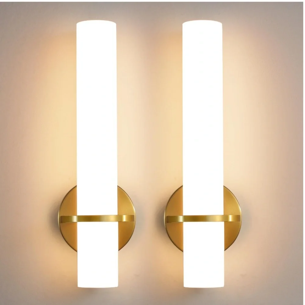 Wall Sconces 15w Dimmable LED Lights Set of 2.